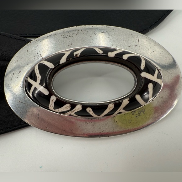 Chico’s Vintage 90s Ladies Wide‎ Belt L - Picture 7 of 10